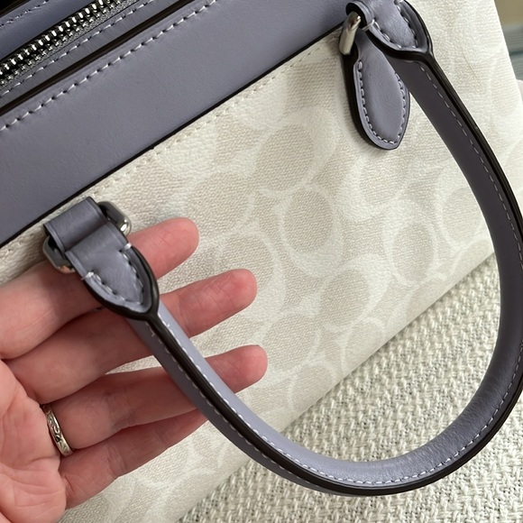 Coach Mini Darcie in Chalk/Mist NWT. - Picture 13 of 13